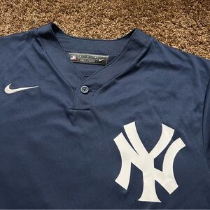 New York Yankees Nike MLB Alternate Baseball Jersey - Navy Blue - Men’s Medium